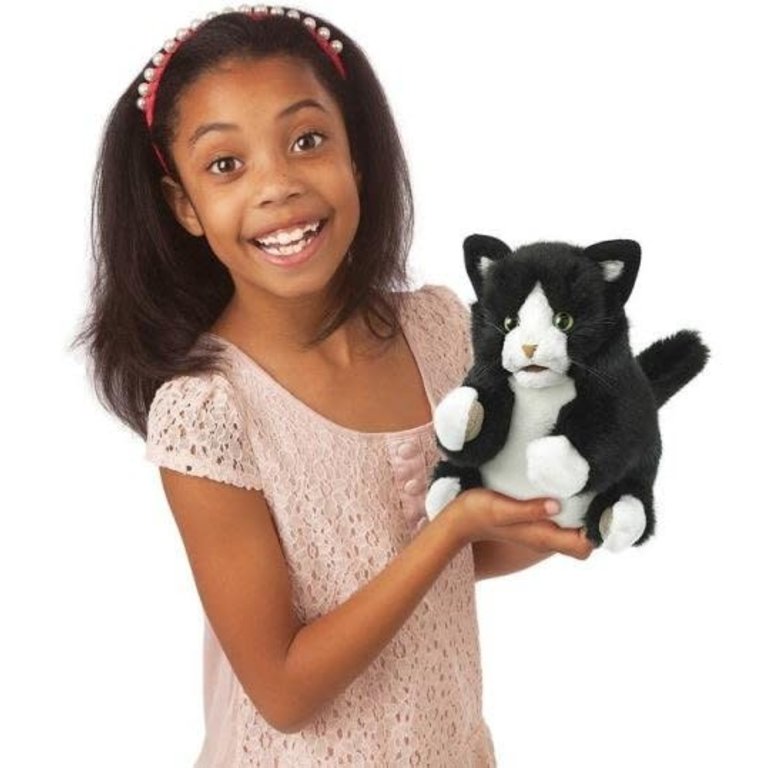 Folkmanis Tuxedo Kitten Puppet