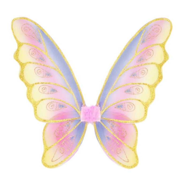 Glitter Rainbow Wings Gold