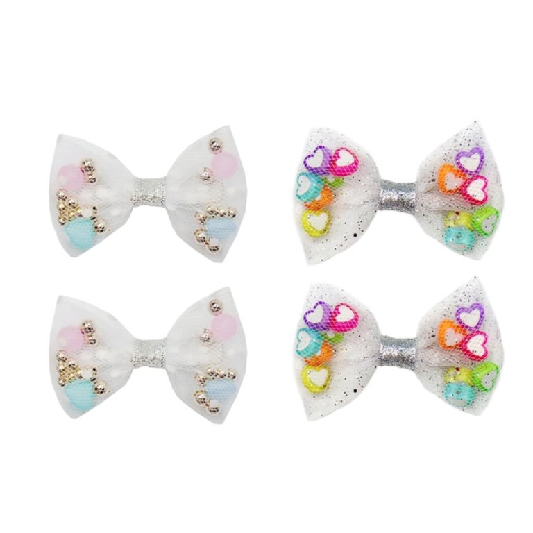 Bowtastic Party Hairclip 2pc Assorted 88042