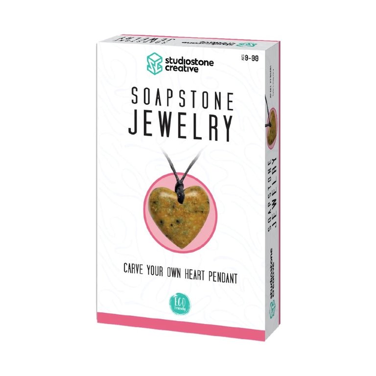 Soapstone Jewelry Heart Pendant