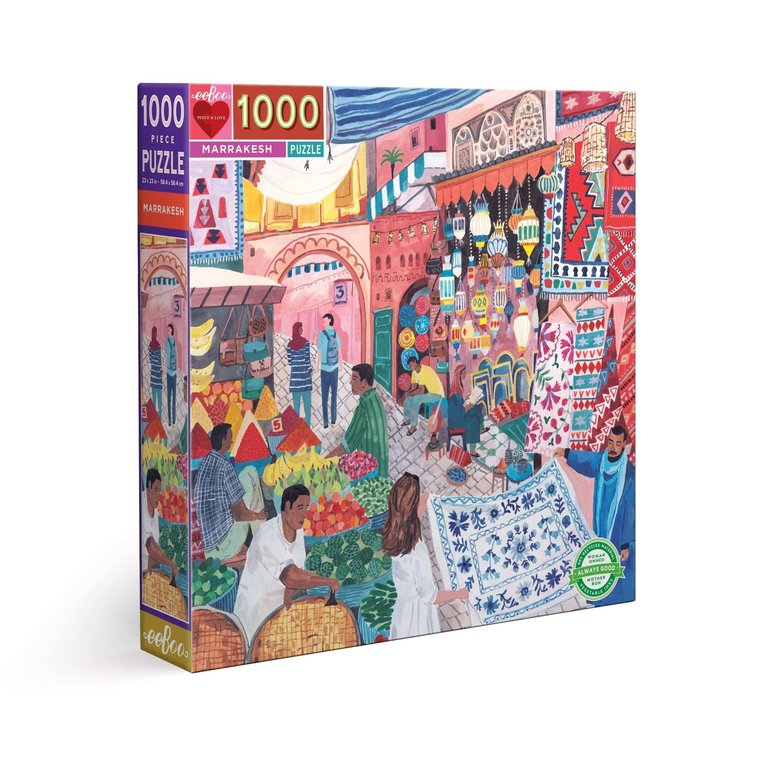 eeBoo EeBoo Marrakesh 1000pc Jigsaw Puzzle