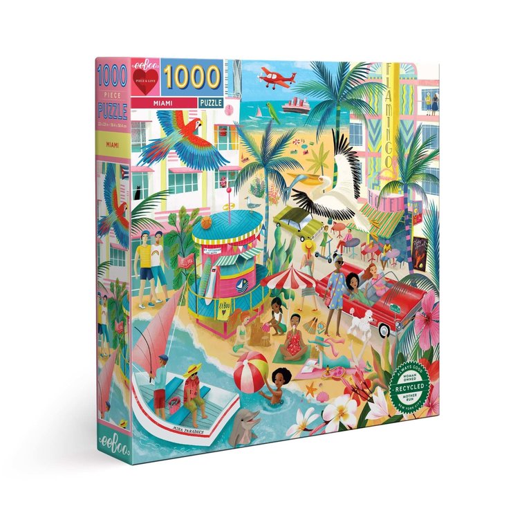 eeBoo EeBoo Miami 1000pc Jigsaw Puzzle