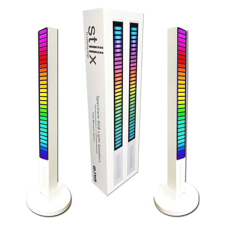 Stiix Spectrum RGB Light Speakers with True Wireless Stereo