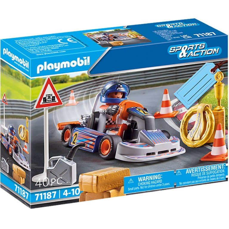 Playmobil Playmobil Go Kart Racing 71187