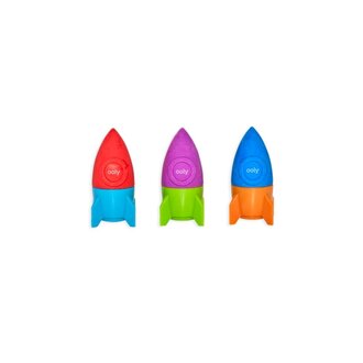 Ooly Blast Off Eraser & Sharpener Single Assorted