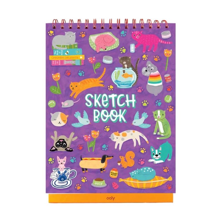 Ooly Sketch & Show Standing Sketch Book: Pets at Play