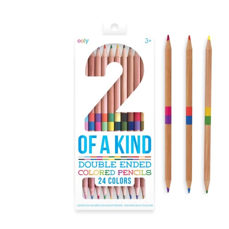Ooly 2 of a Kind Double-Ended Colored Pencils