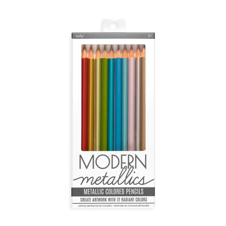 Ooly Modern Metallic Colored Pencils