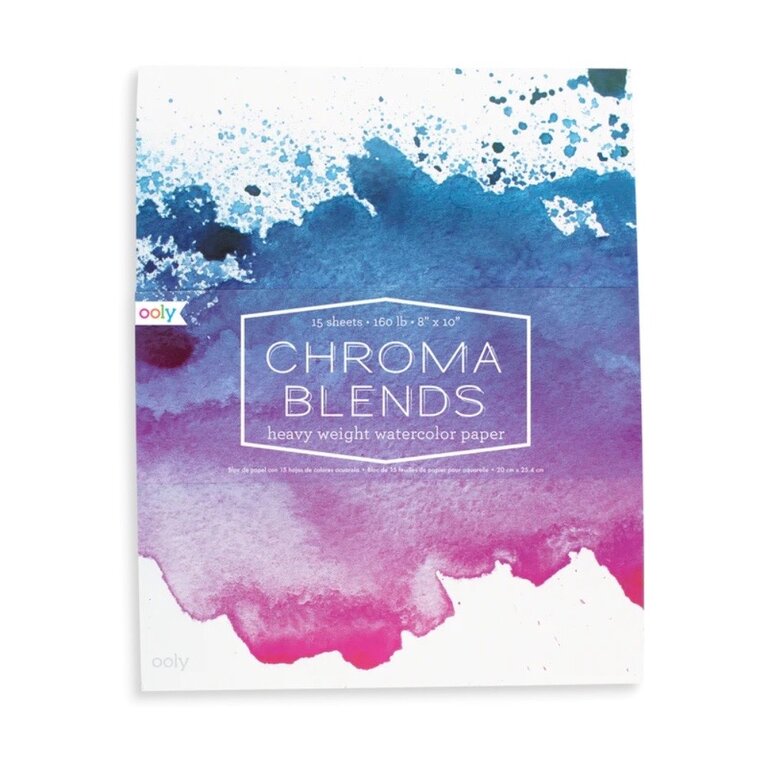 Ooly Chroma Blends Watercolor Pad (8x10.5)