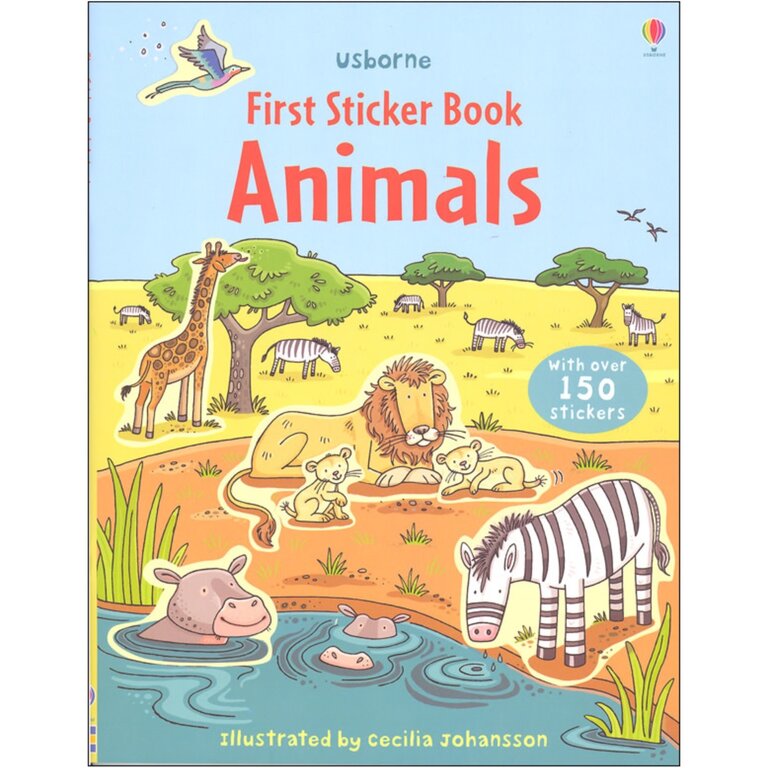 Usborne Books First Sticker Book Animals