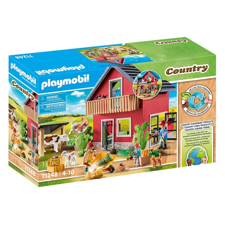 Playmobil Playmobil Farmhouse with Outdoor Area 71248