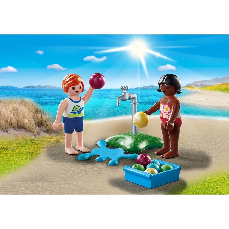 Playmobil Playmobil Children with Water Balloons 71166