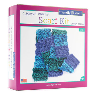 Harrisville Designs Discover Crochet: Scarf Kit Ocean