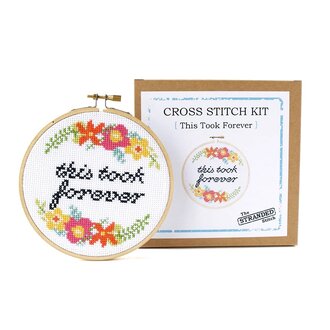 This Took Forever Cross Stitch Kit