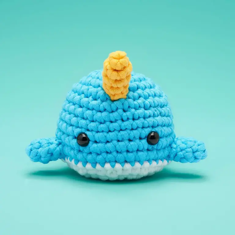 The Woobles Bjorn the Narwhal Crochet Kit