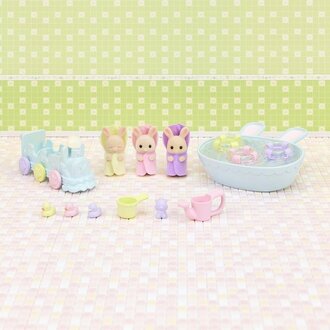 Calico Critters Calico Critters Triplets Baby Bath Time Set