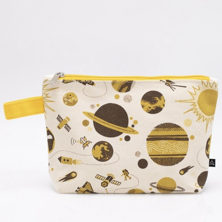 Retro Space Pencil Bag