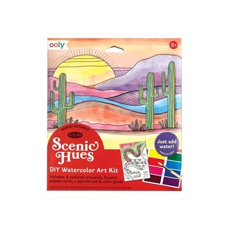 Ooly Scenic Hues Watercolor Desert Getaway