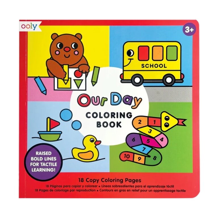 Ooly Our Day Coloring Book