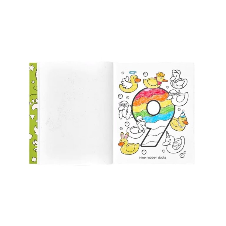 Ooly My First 123 Color-in' Book: Shapes & Numbers