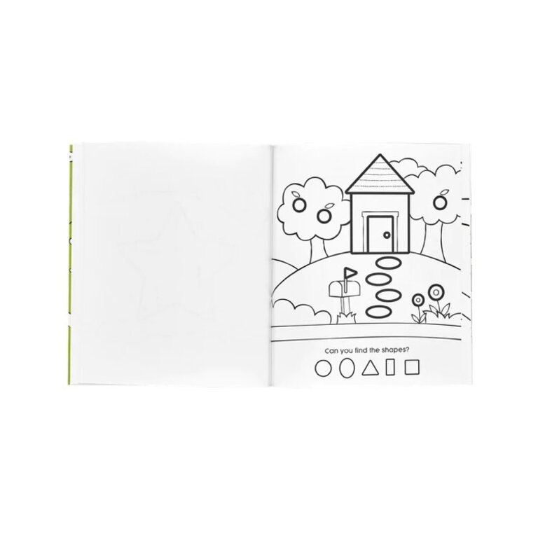 Ooly My First 123 Color-in' Book: Shapes & Numbers