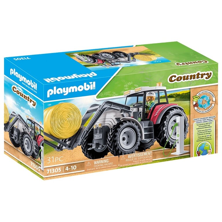 Playmobil Playmobil Large Tractor with Accessories 71305