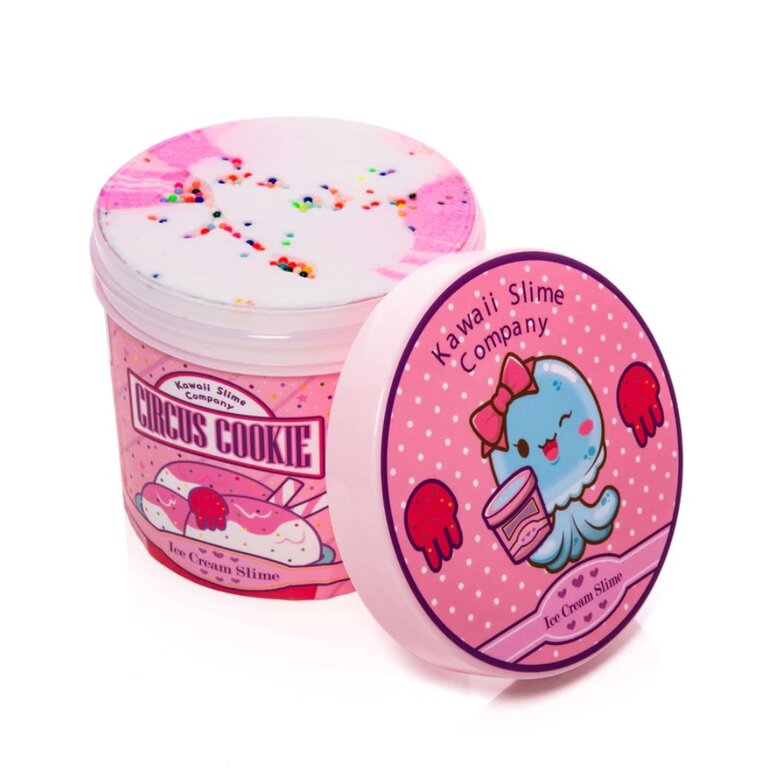 Kawaii Slime Company Circus Cookie Ice Cream Pint Slime