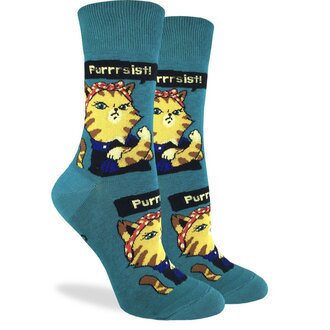 Good Luck Sock Women's Purrsist Cat Socks