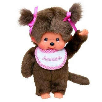 Sekiguchi Monchhichi Classic Girl Pink Pigtails
