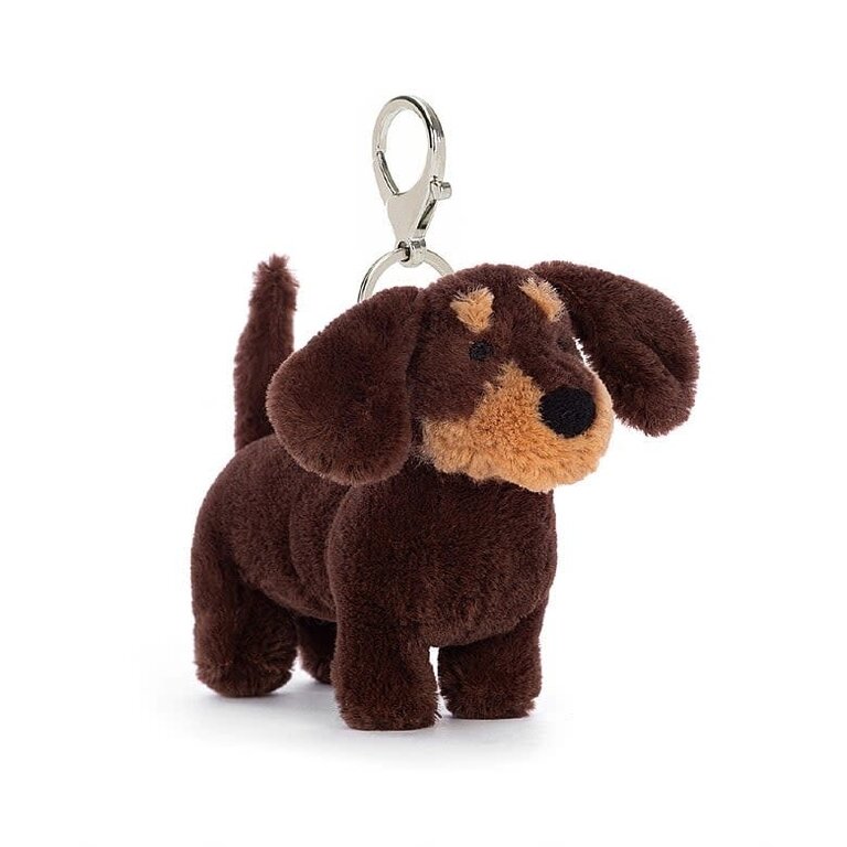 Jellycat Otto Sausage Dog Bag Charm Keychain