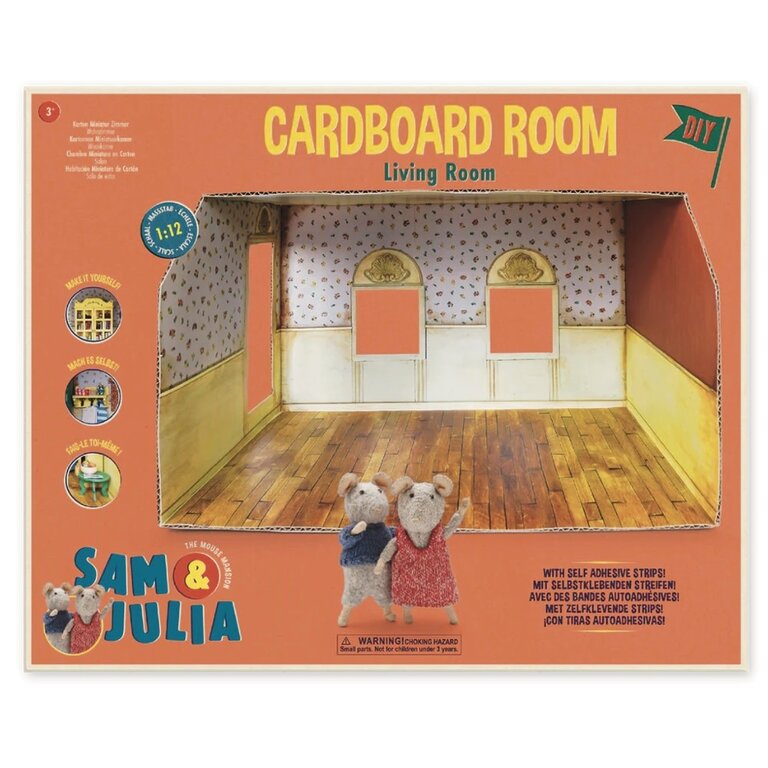 Sam & Julia Living Room Cardboard Room