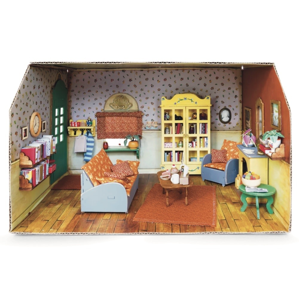 DIY Mini House Kit Free Time Bookshop - Mildred & Dildred