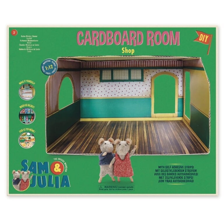 Sam & Julia Shop Cardboard Room