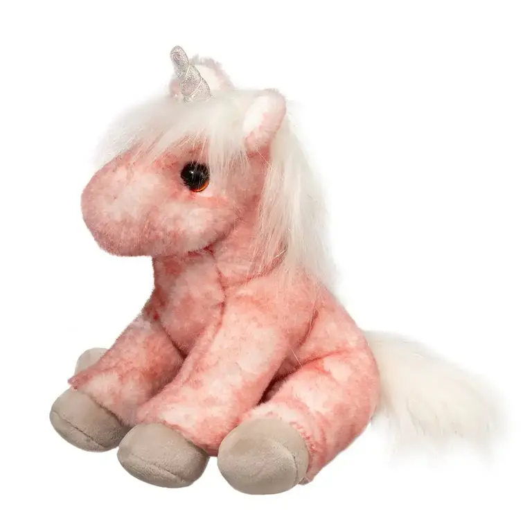 Douglas Hallie Pink Sitting Unicorn Mini Soft