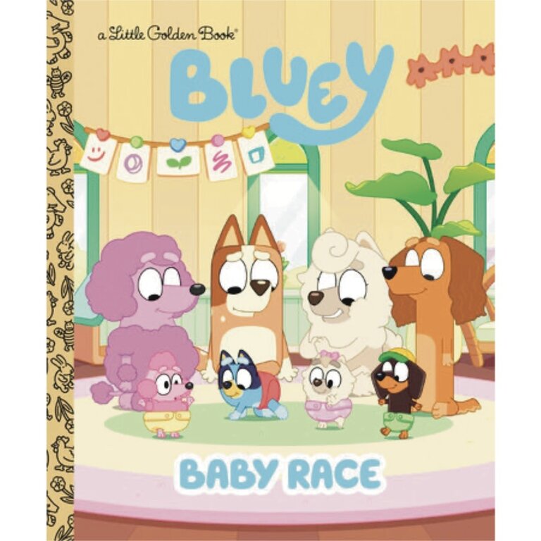 Little Golden Book Bluey: Baby Race