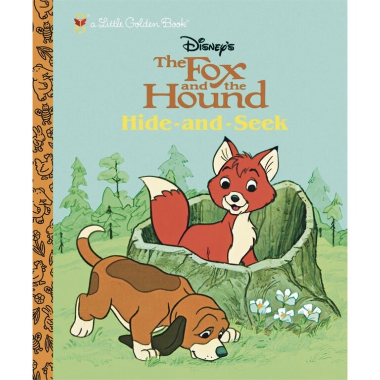 Little Golden Book Disney The Fox and the Hound Hide and Seek