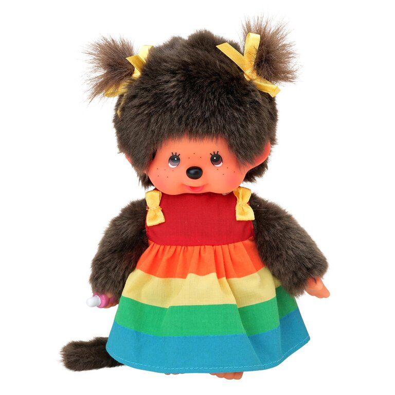 Sekiguchi Monchhichi Girl Rainbow Dress