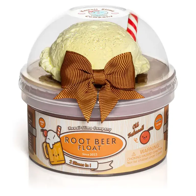 Kawaii Slime Company Root Beer Float Slime