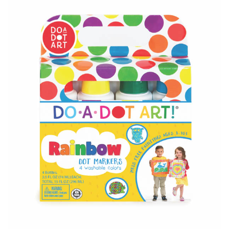 4 Pack Rainbow Do-A-Dot Markers