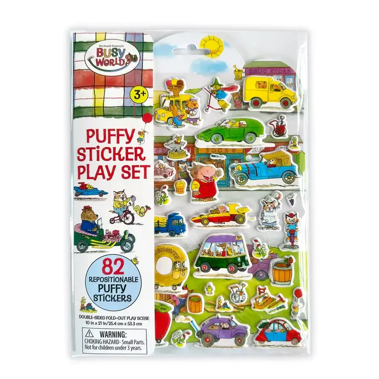 Richard Scarry's Busy World: Puffy Sticker Play Set