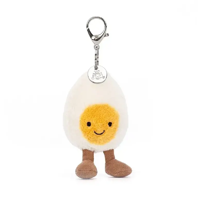 Jellycat Amuseable Happy Boiled Egg Bag Charm Keychain