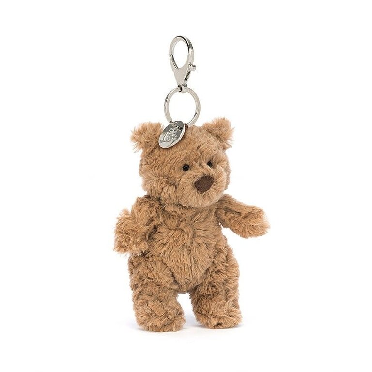 Jellycat Bartholomew Bear Bag Charm Keychain