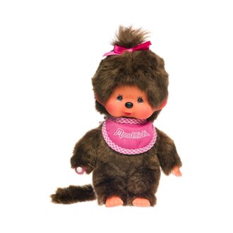 Sekiguchi Monchhichi Classic Girl Pink Ponytail