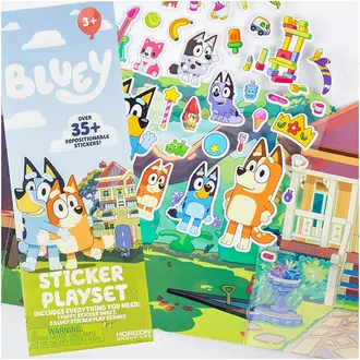 Bluey Puffy Sticker Playset