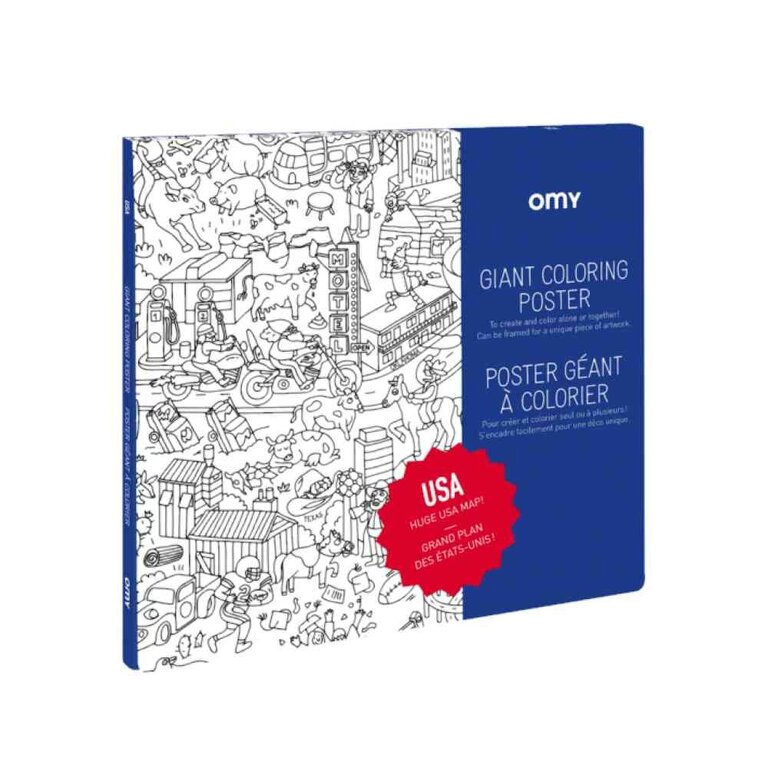 OMY USA Giant Coloring Poster