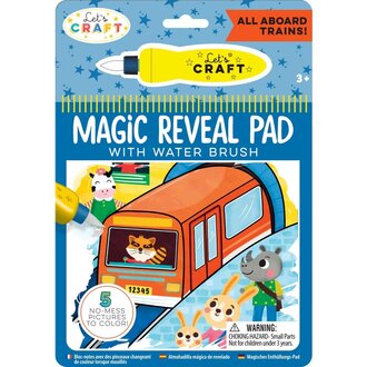 Magic Reveal Pad All Aboard Trains
