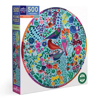 eeBoo Eeboo Four Birds 500pc Jigsaw Puzzle