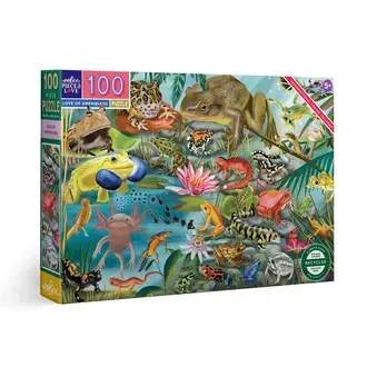 eeBoo Eeboo Love of Amphibians 100pc Jigsaw Puzzle