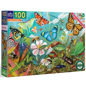 eeBoo Eeboo Love of Bugs 100pc Jigsaw Puzzle