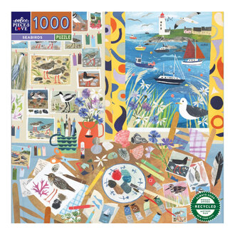 eeBoo Eeboo Seabirds 1000pc Jigsaw Puzzle